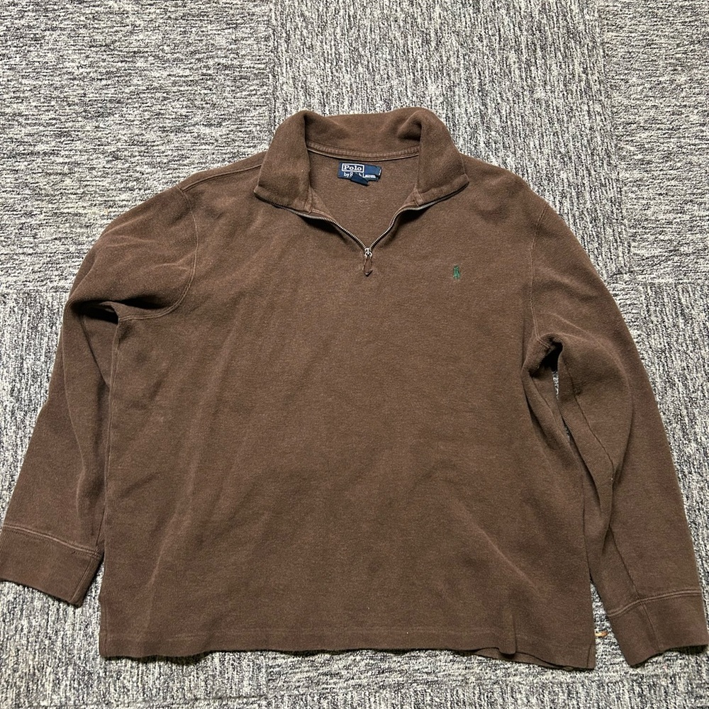 Brown Ralph Lauren Quarter-Zip